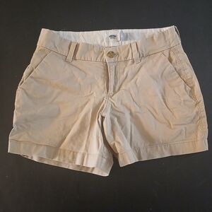 Old Navy Women's Khaki Midi Shorts